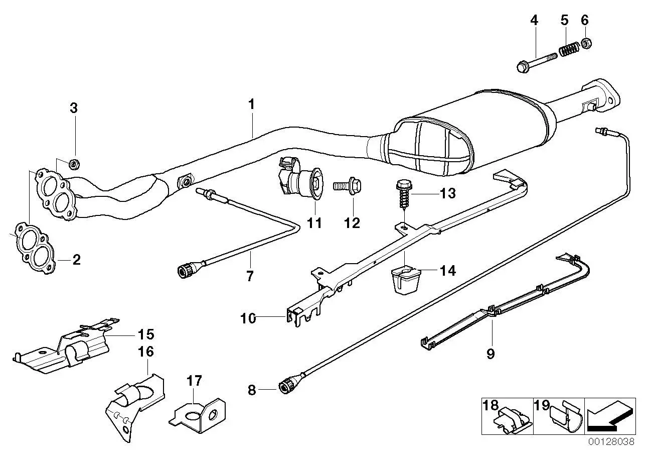BMW Lambda-Regelsonde E31 E36 E38 E39 E46 11781247406 - Z3, 3er,