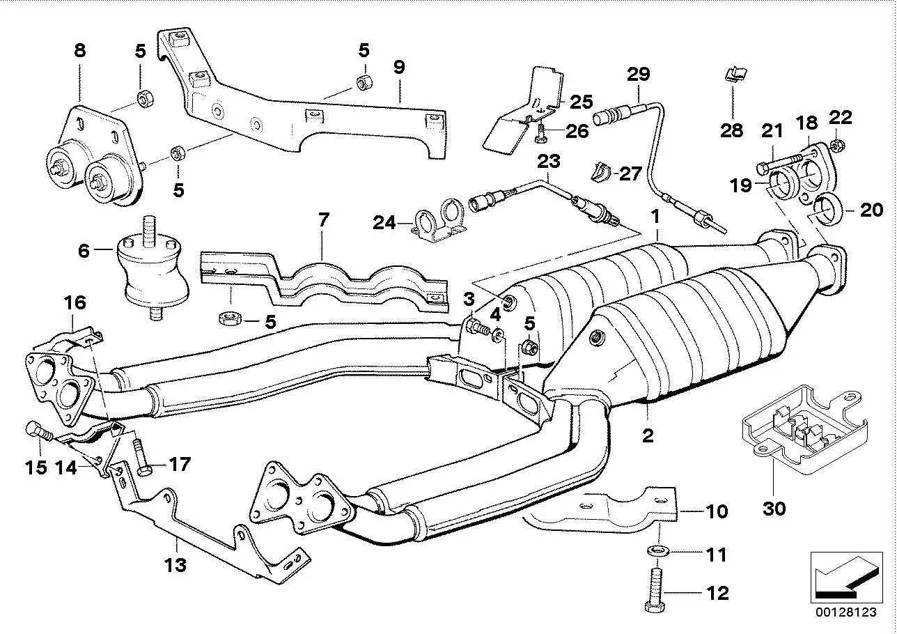 BMW Dichtring E31 E32 E34 18111723531 - 5er E34, 7er E32, 8er E31