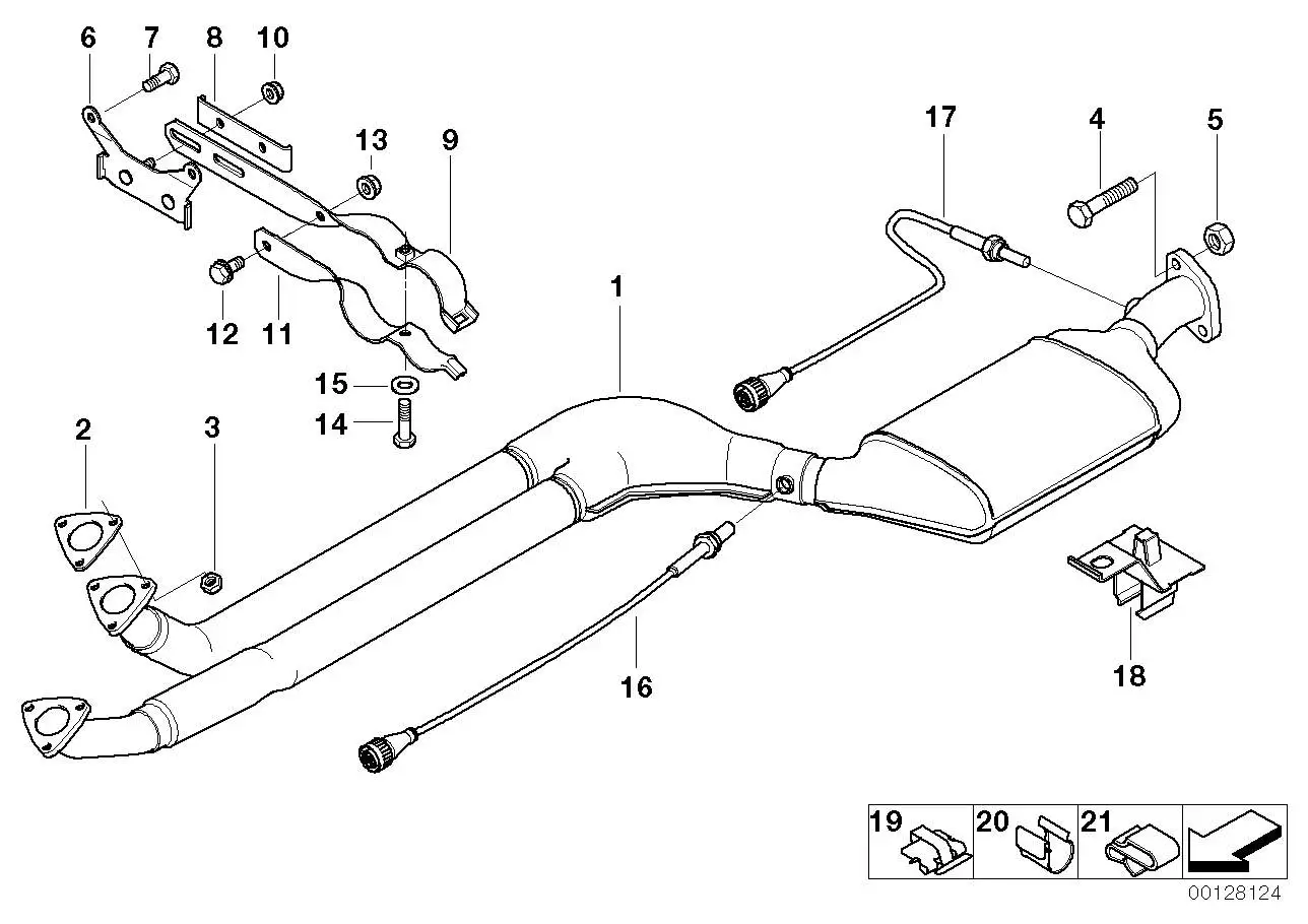 BMW Sechskantschraube mit Scheibe E36 E39 07119915132 - Z3 E36, 5