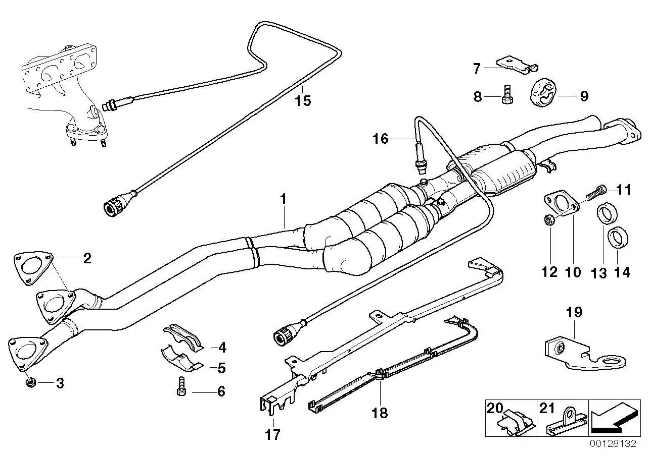 BMW Flansch E36 18111719444 - Z3 E36