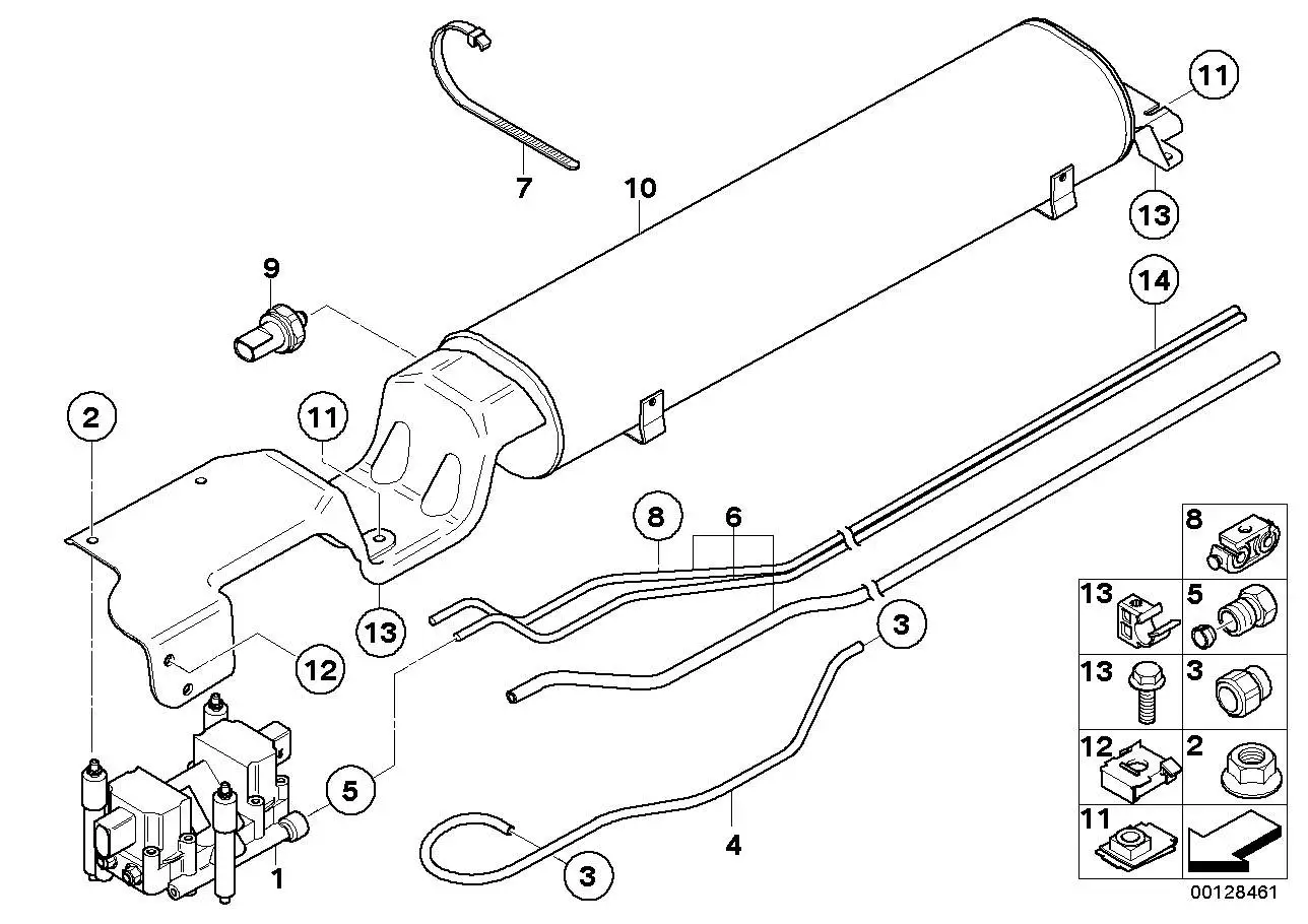 BMW Drucksensor E53 37146756263