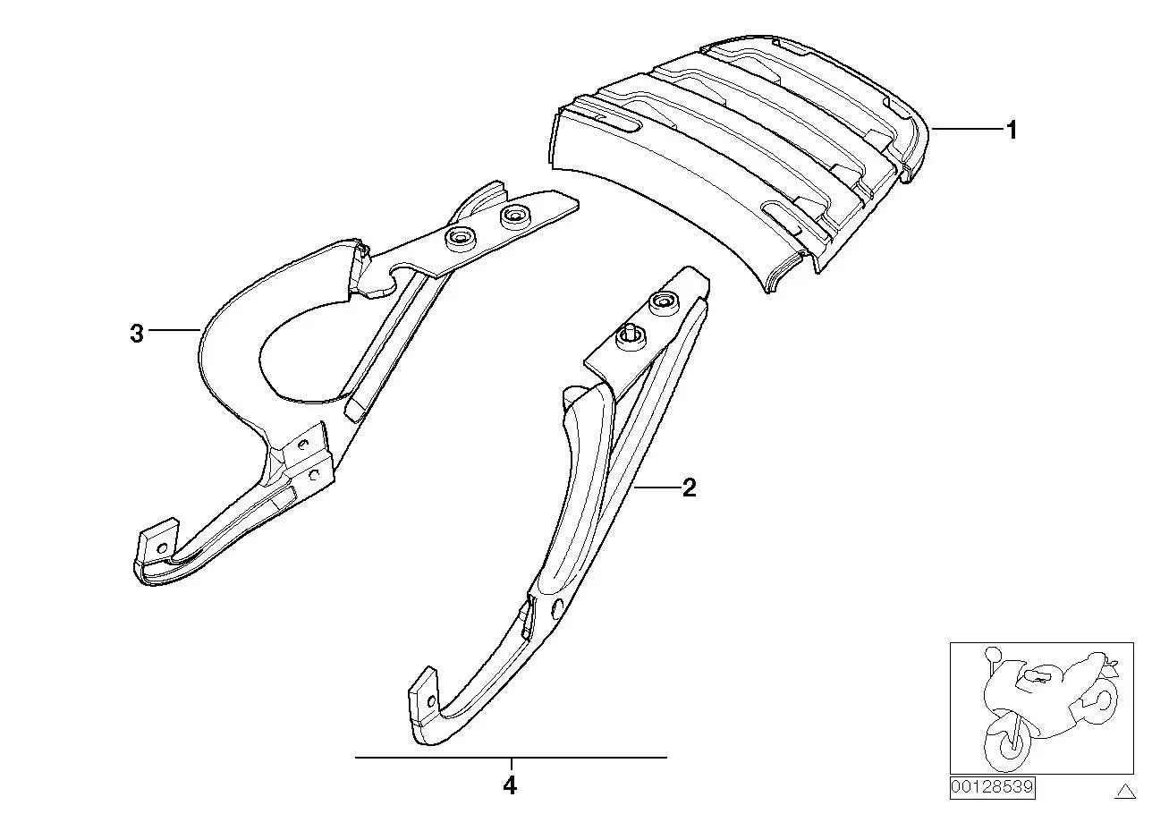 BMW Gepäckträger R28 46542328617