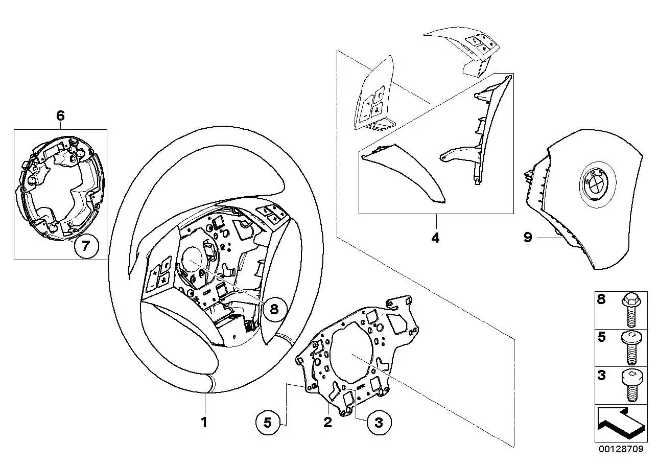 BMW Wickelfederkassette E60 E61 E63 E64 61316976395 - 5er, 6er