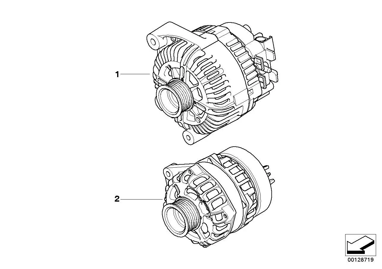 BMW RP Generator E60 E61 E63 E64 E65 E66 12317542934