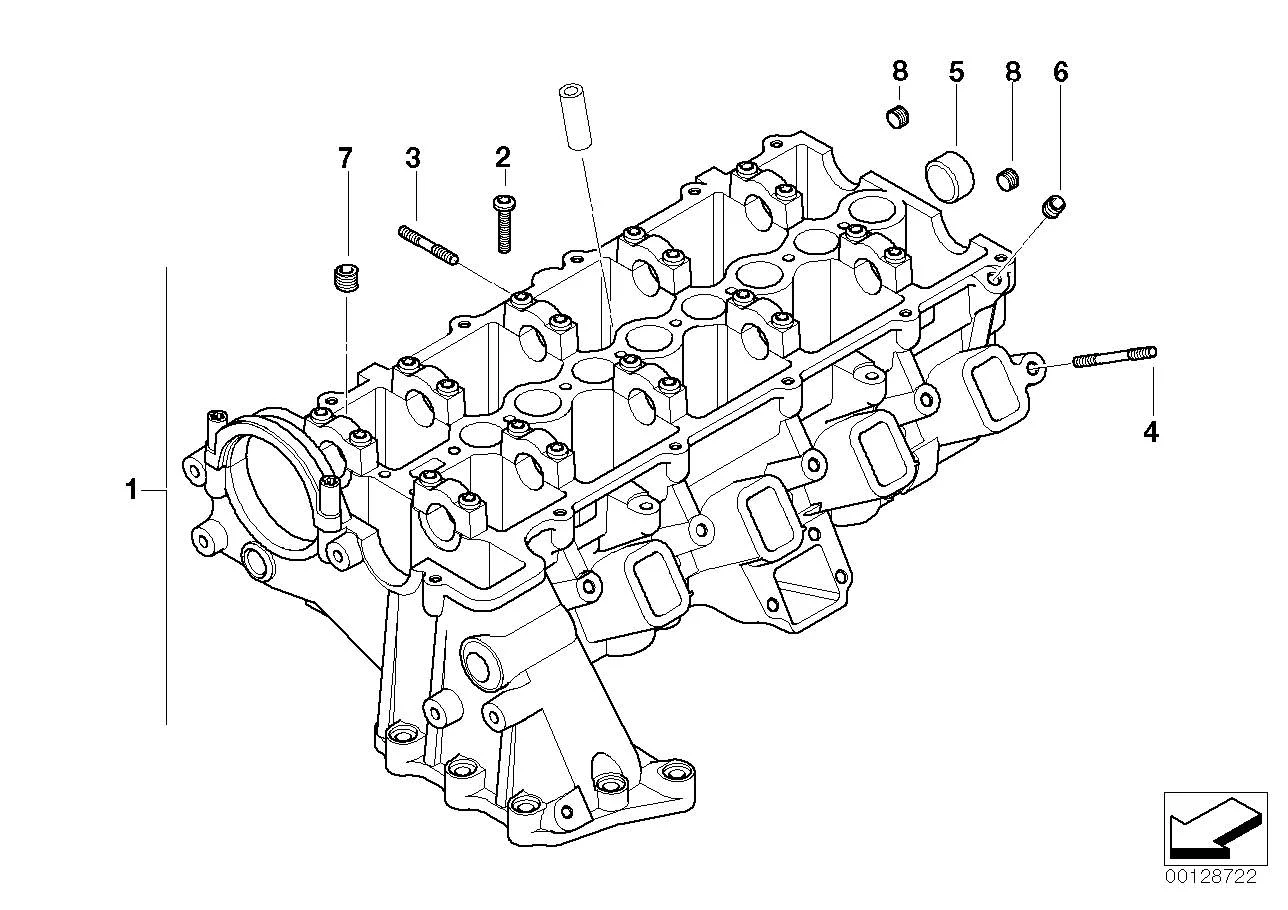 BMW Stiftschraube M8X55  E28 E30 E34 E36 E38 E39 E46 E53 E60 E61 E63 E64 E65 E66 E70 E71 E83 E87 E90 E91 E92 E93 11127791553