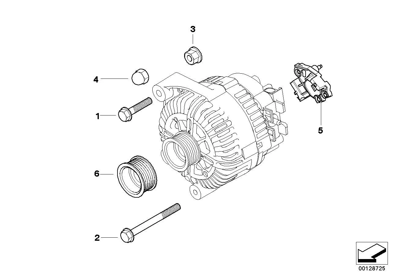 BMW Sechskantschraube M8X105 07119904532