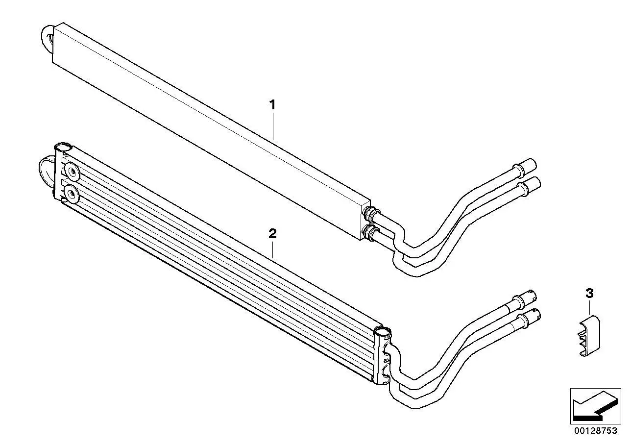 BMW Lenkhilfekühler E60 E61 E63 E64 17217800369