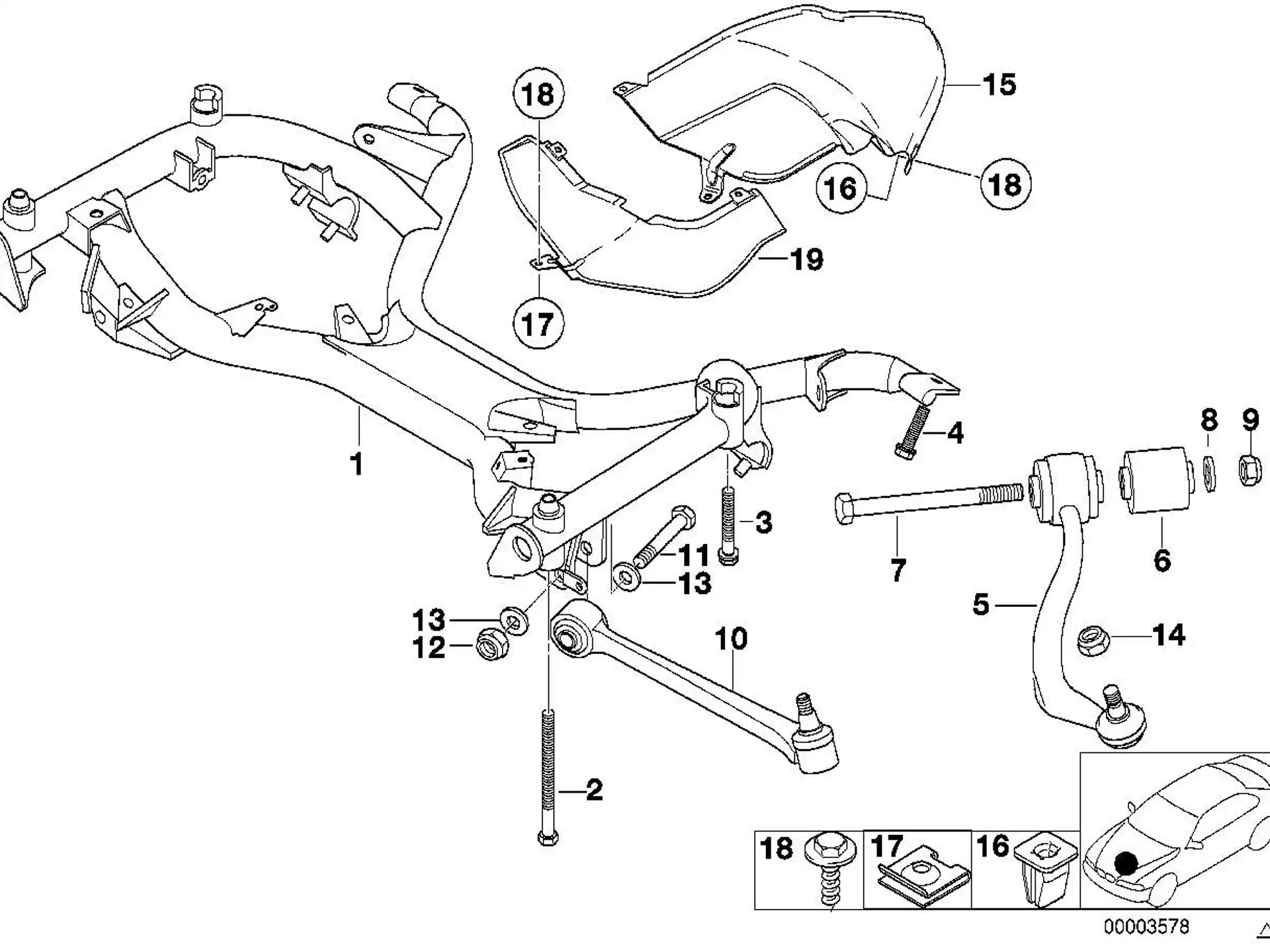 BMW Sechskantschraube E38 E39 07119900224