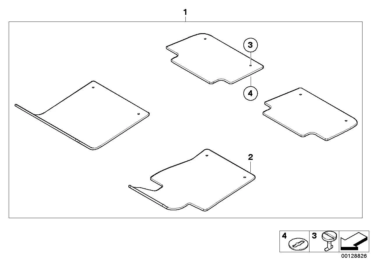 BMW Drehverschluss 22,5mm E46 51478243736
