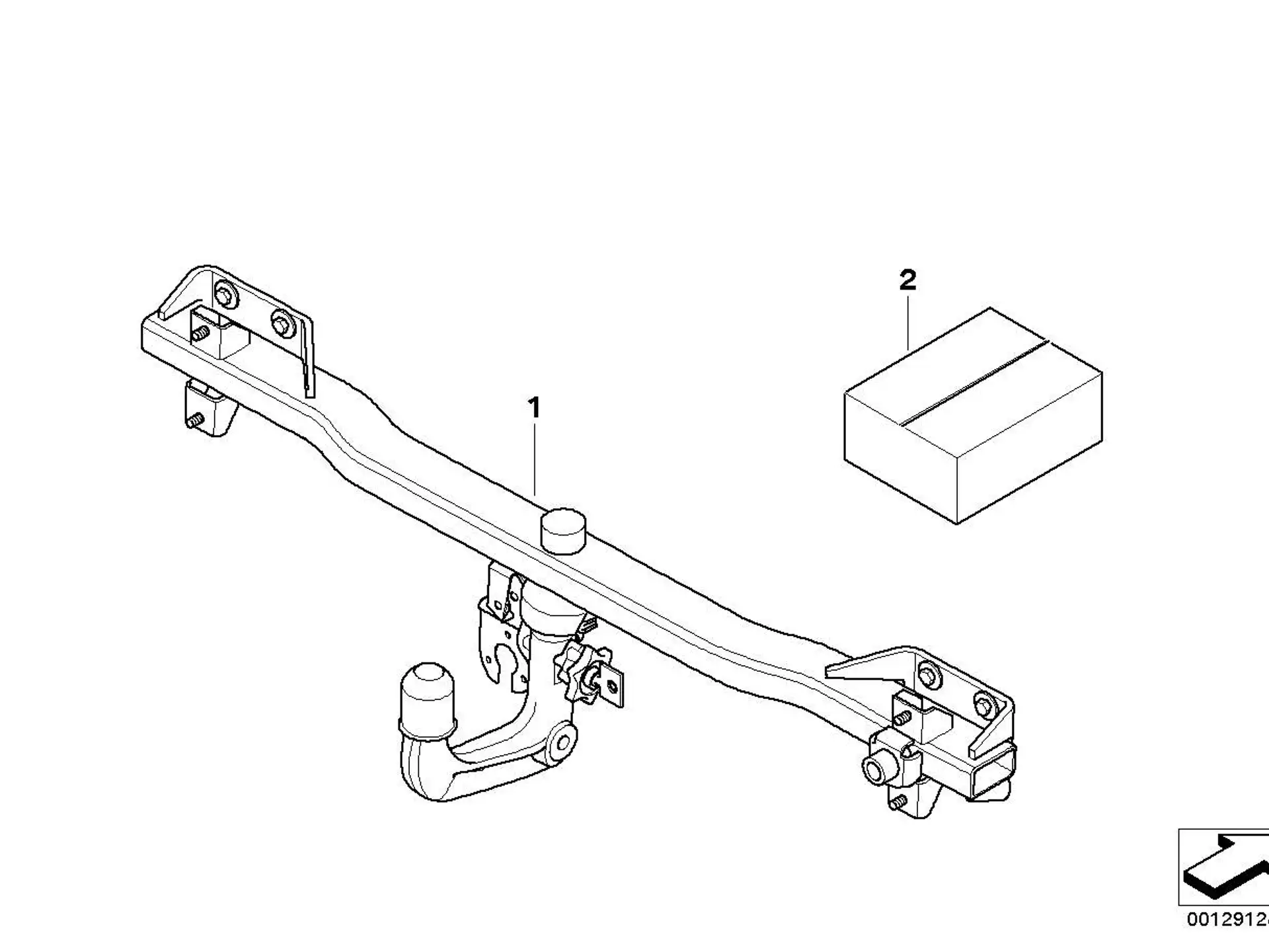 BMW Klappe Anhängerkupplung E83 51123414413