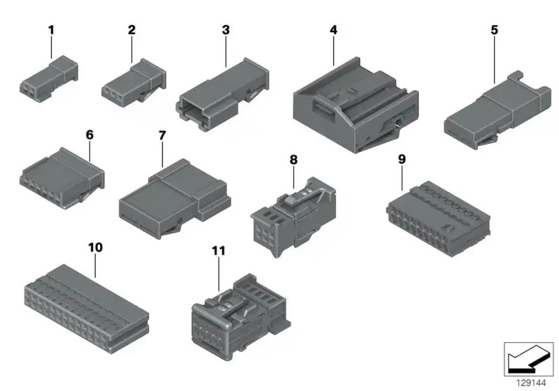 BMW Rep.-Satz Buchsengehäuse E36 E38 E39 E46 E52 E53 E60 E61 E63