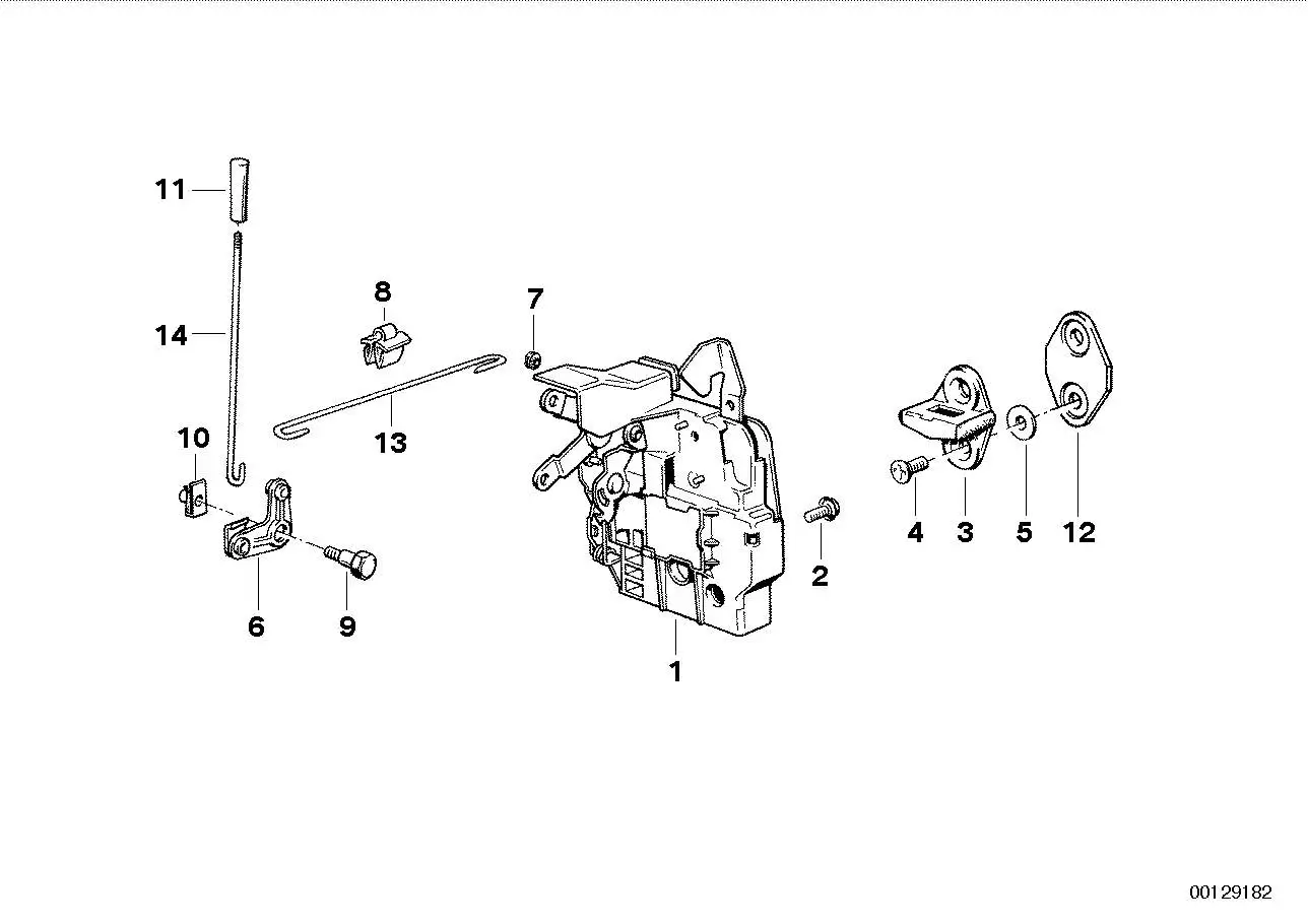 BMW Bundschraube E12 E23 E28 E30 E32 E34 E36 51221818973 - Bildpo