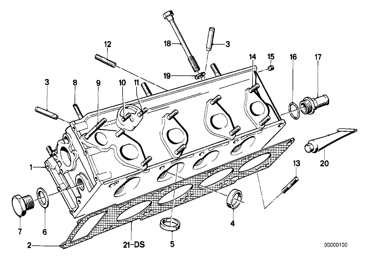 BMW Stiftschraube E12 E21 E24 E28 E30 E32 E46 E60 E61 E81 E82 E83