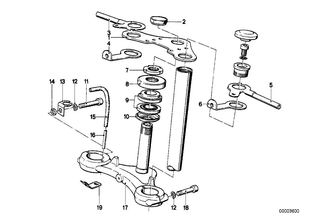 BMW Gabelbrücke oben 31421242263