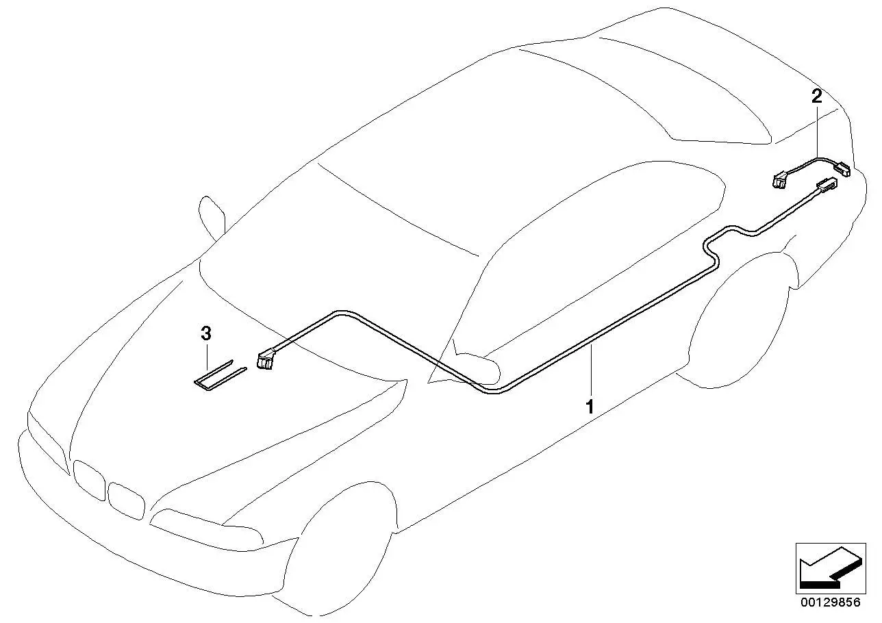 BMW Verbindungskabel CD-Wechsler E46 61128374683 - 3er E46