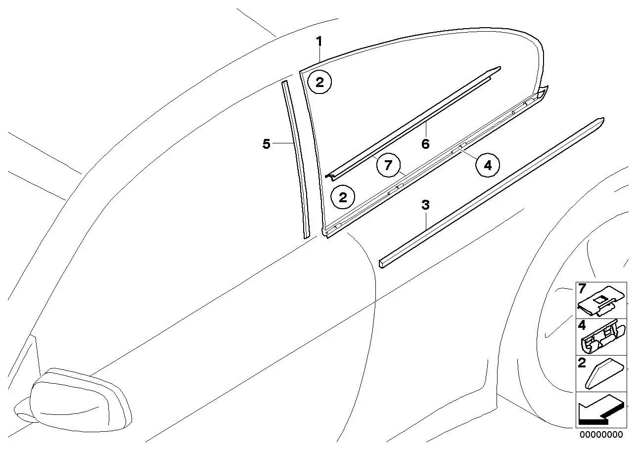 BMW Klammer E63 51377075043 - Bildposition 07