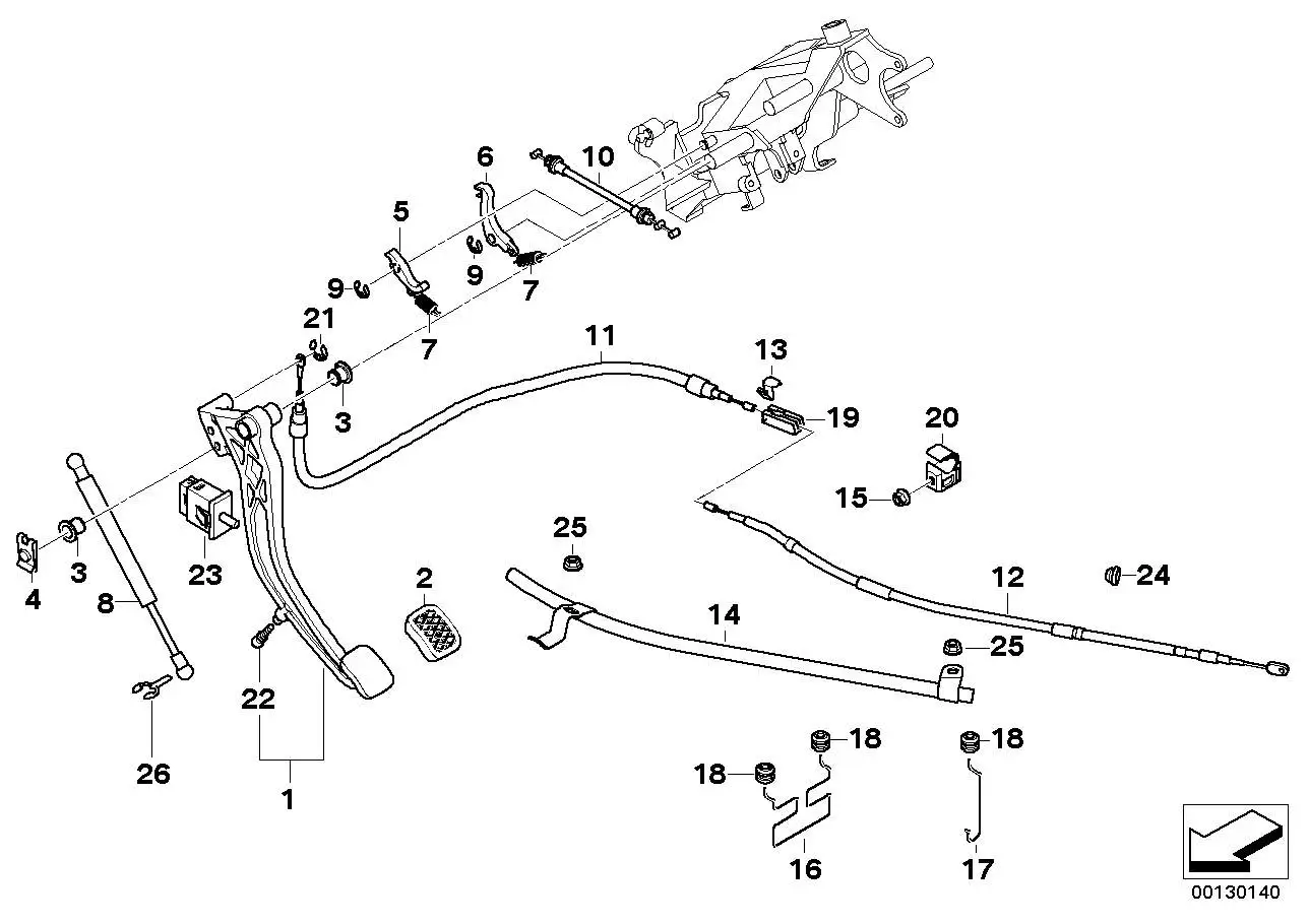 BMW Dämpfer E38 35511165407 - 7er E38