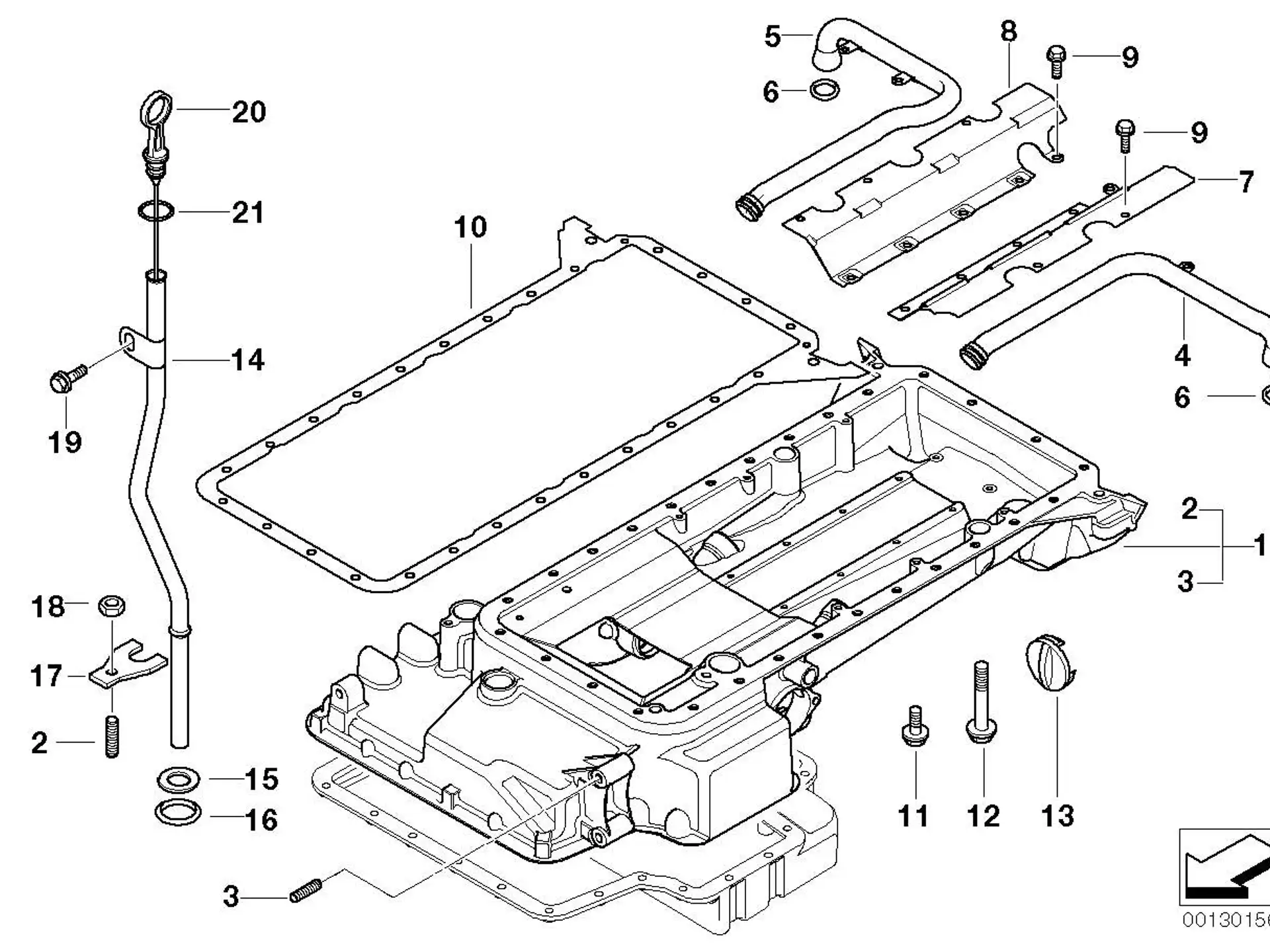 BMW O-Ring E31 E38 E39 E53 E60 E61 E63 E64 E65 E66 11421702917