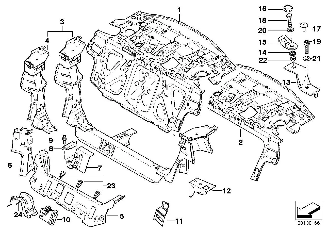 BMW Schraube E46 72118255332