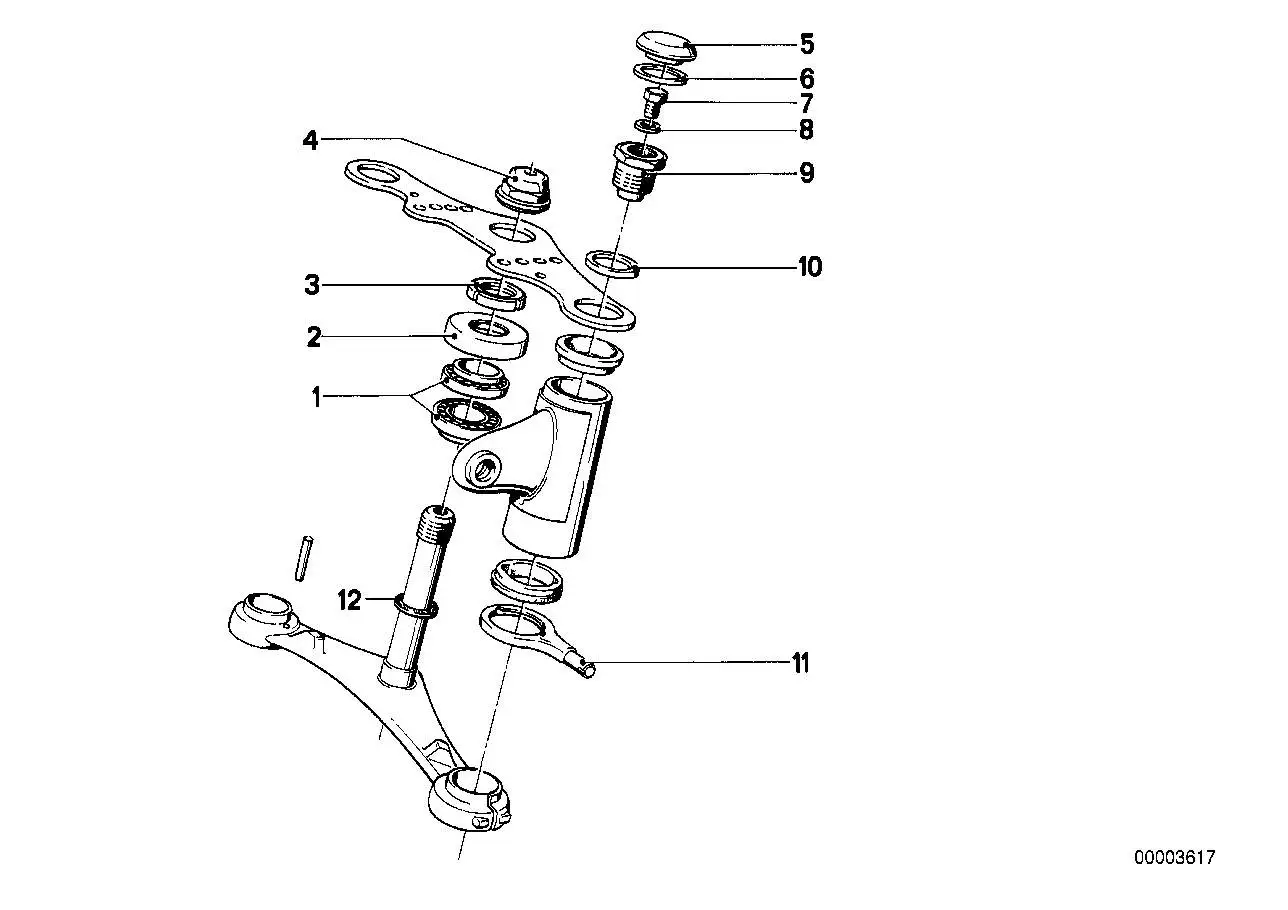 BMW Stützlager R50 R60 R75 R90 R90S 31421238904 - Bildposition 09