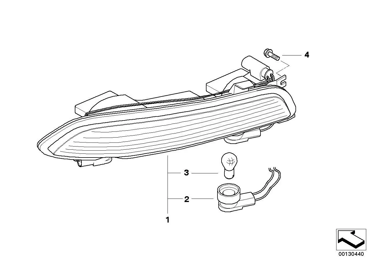 BMW Heckleuchte links E63 E64 63217841121