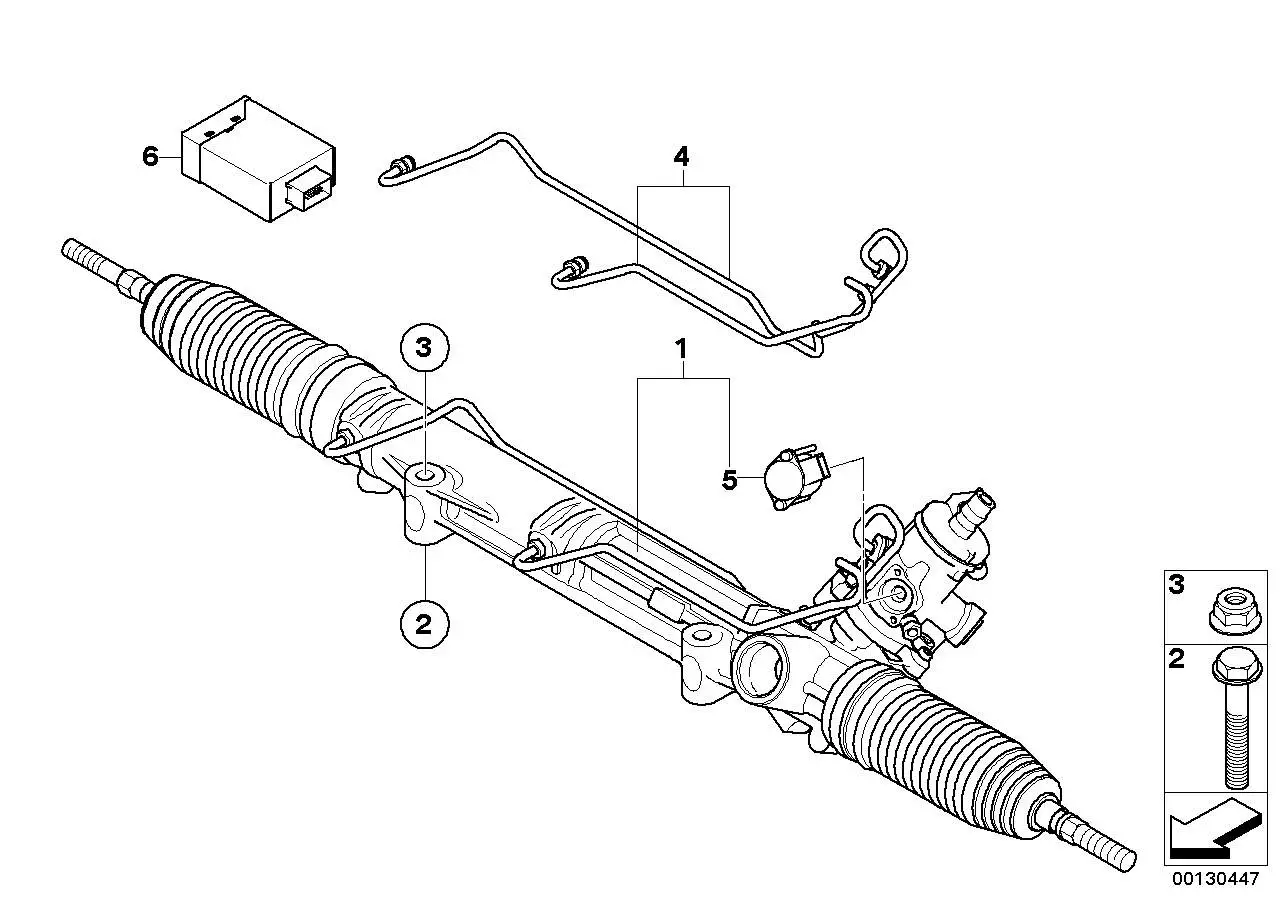 BMW Satz Rohrleitung E83 32103445001 - Bildposition 04