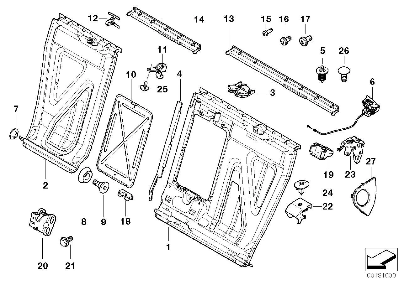 BMW Clip E46 52207001301