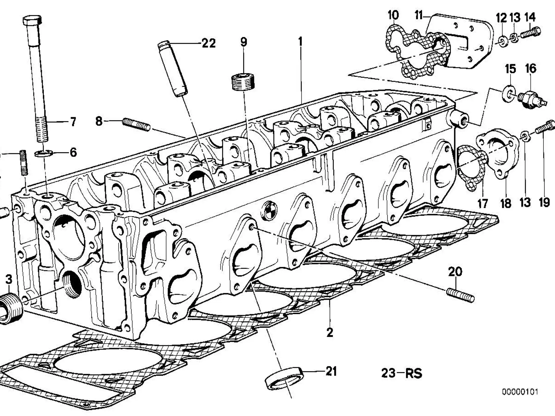 BMW Stiftschraube E36 E12 E21 E23 E24 E28 E30 E32 E34 07129908134