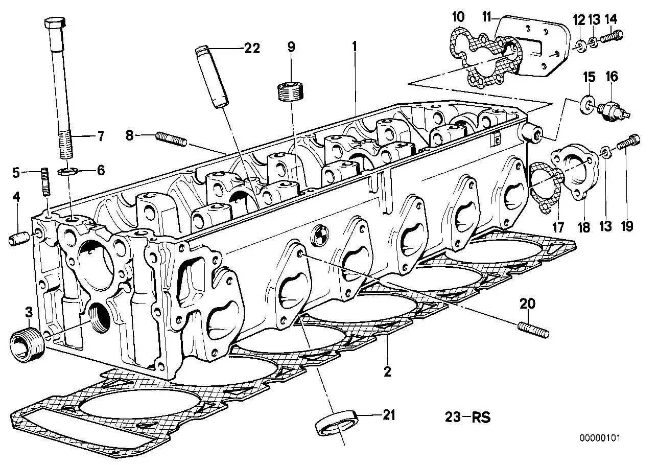 BMW Stiftschraube E36 E12 E21 E23 E24 E28 E30 E32 E34 07129908134