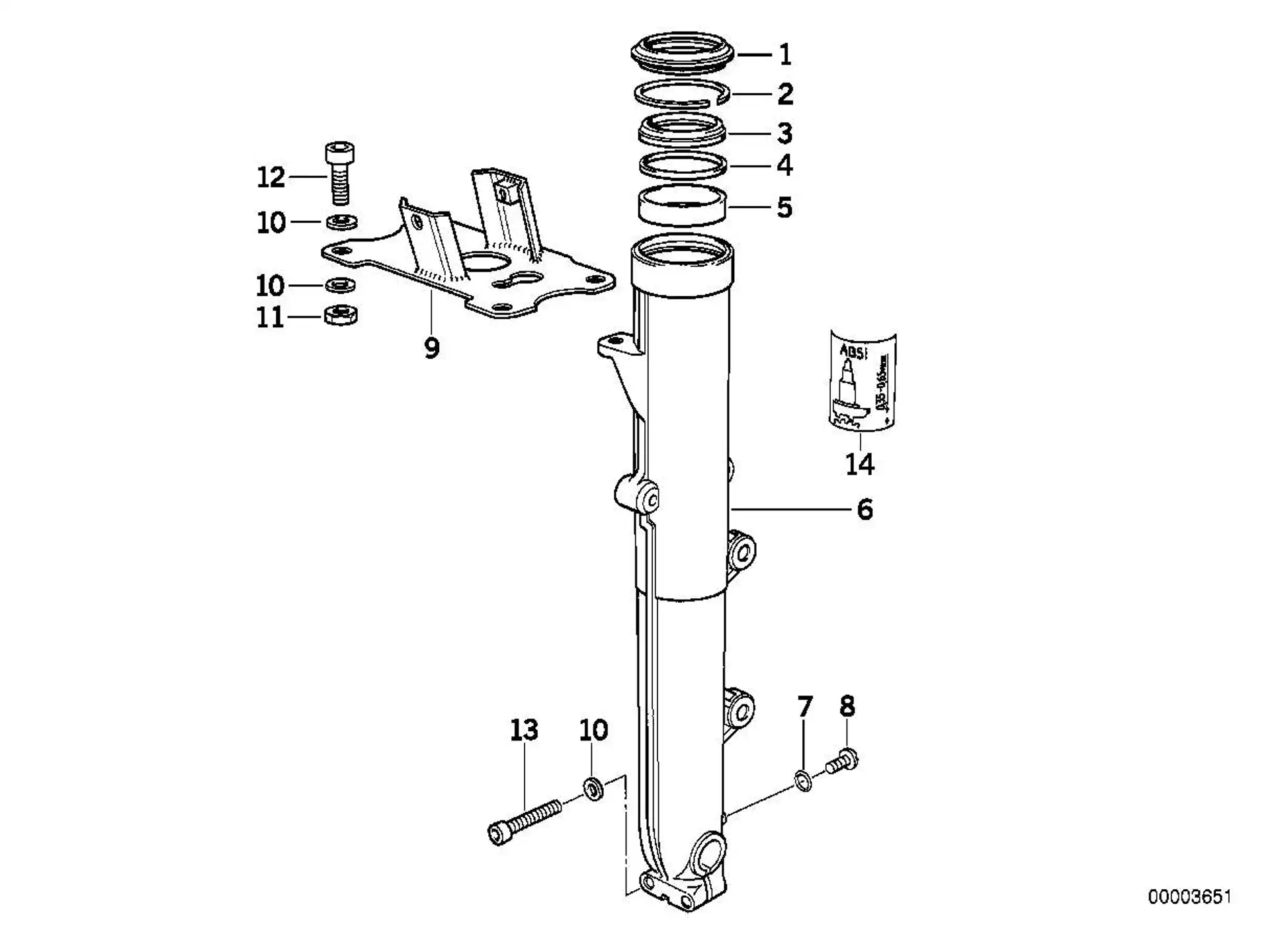 BMW Sprengring 31422310334