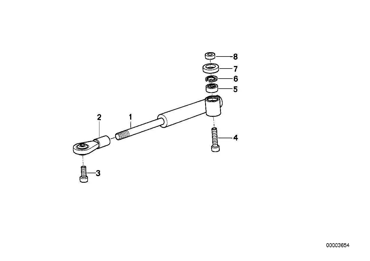 BMW Lenkungsdämpfer 31422311101