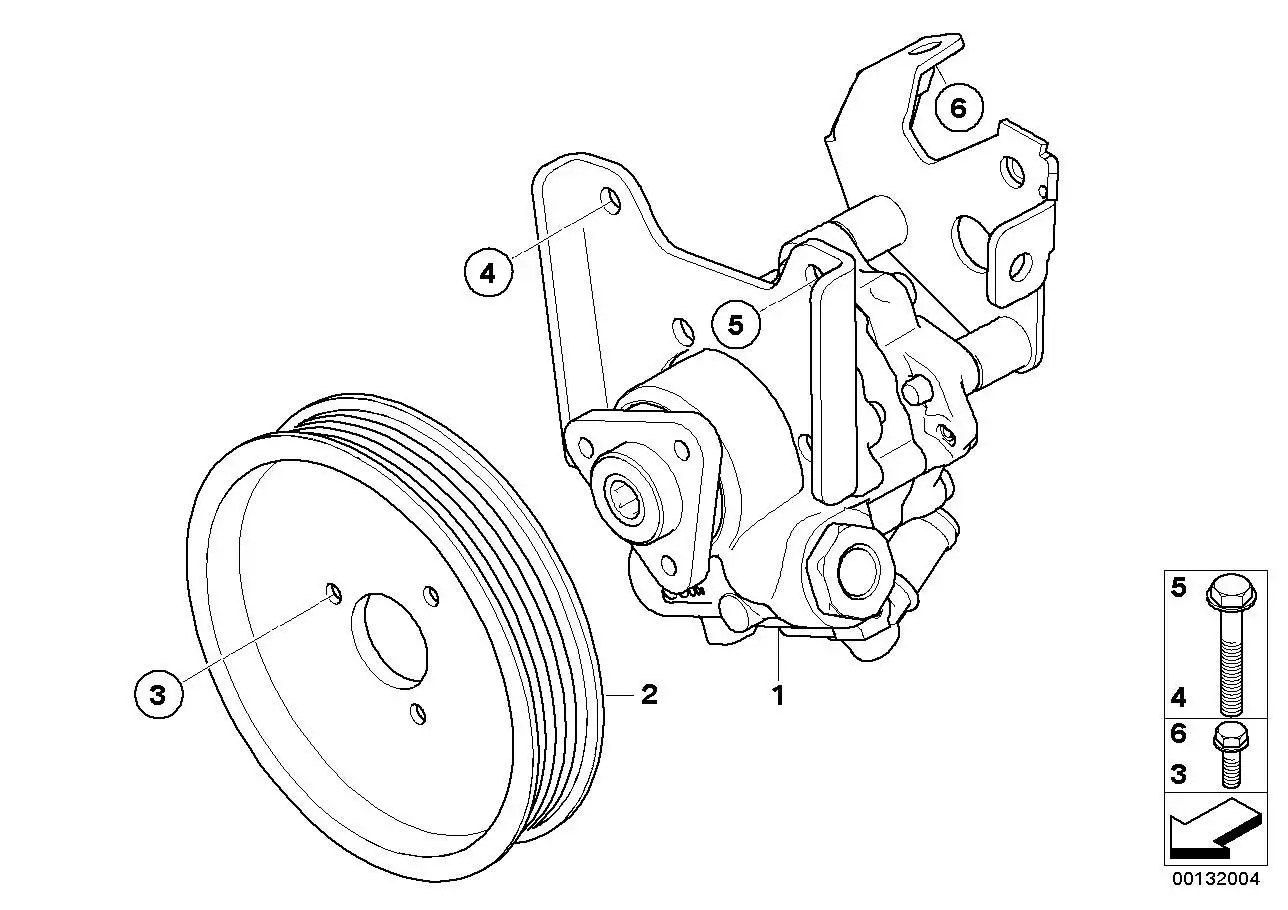 BMW Riemenscheibe E60 E61 E63 E64 E65 E66 E83 32427516848 - 5er,