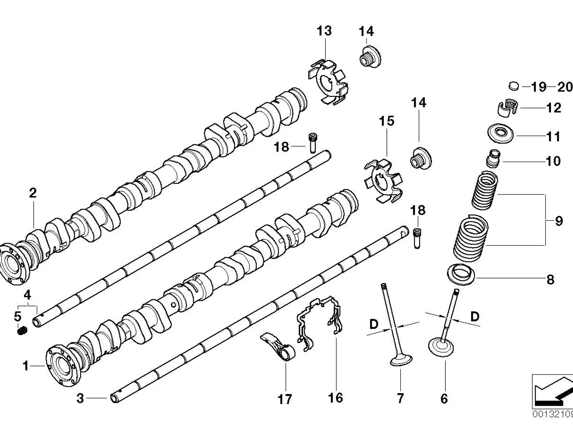 BMW Einstellplättchen E46 E85 E86 E90 11347832285