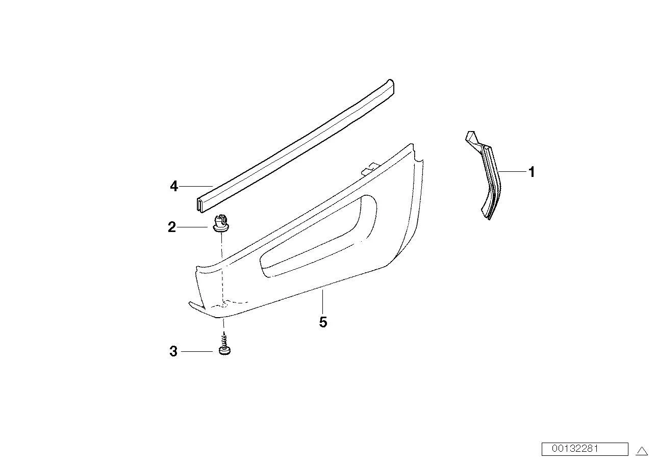 BMW Kantenschutz K30 R21 R21A R22 R28 34322331053