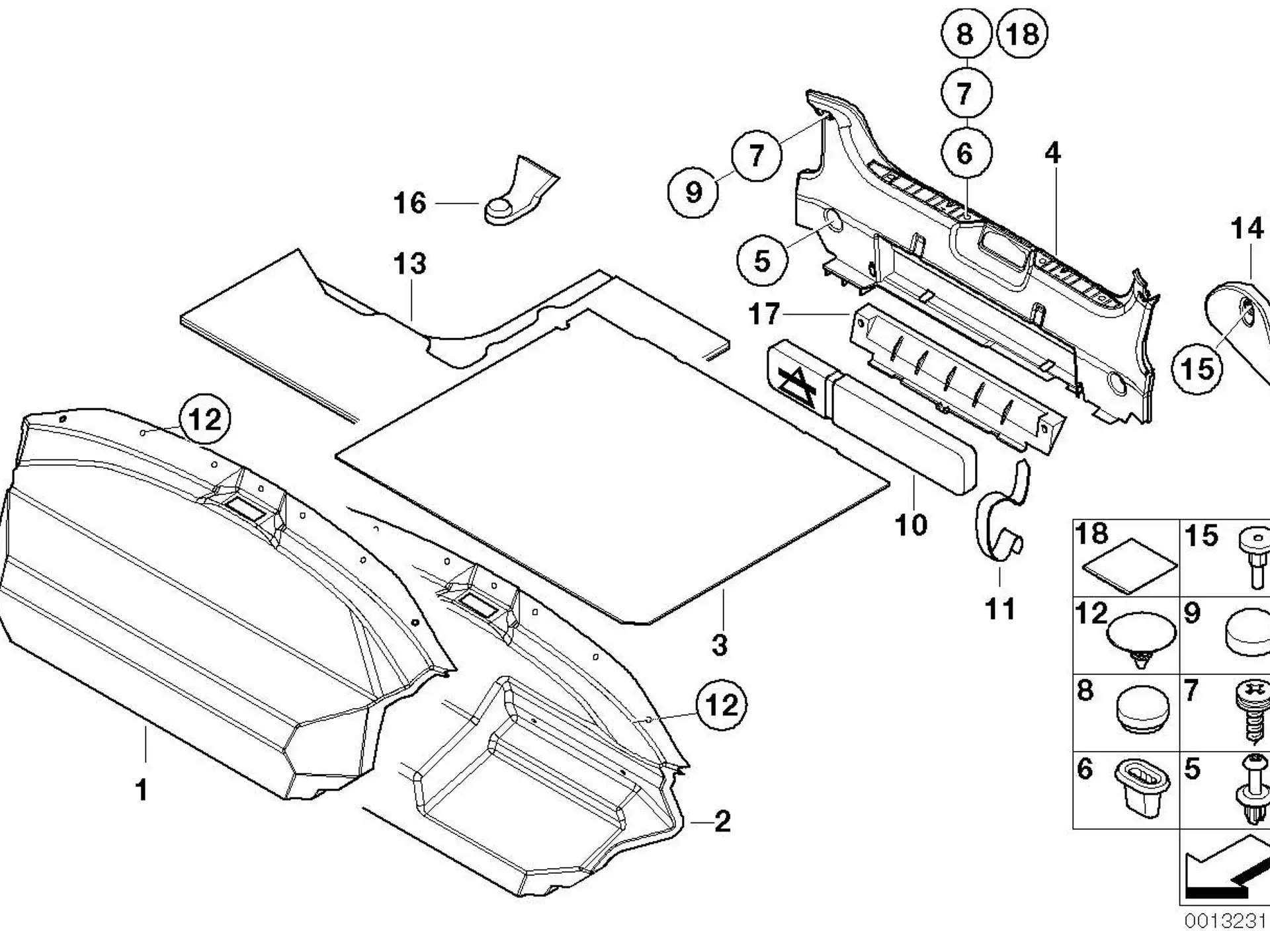 BMW Verschlussstopfen D=6.35MM E34 E36 E39 E60 E61 E63 E64 E85 E86 E91 F06 F12 F13 F39 F20 F44 F45 F46 I01 F54 51718137323