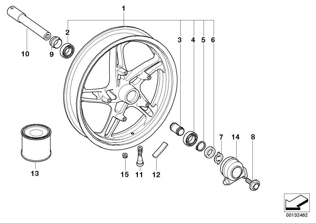 BMW Tachoantrieb R22 R28 62127650348