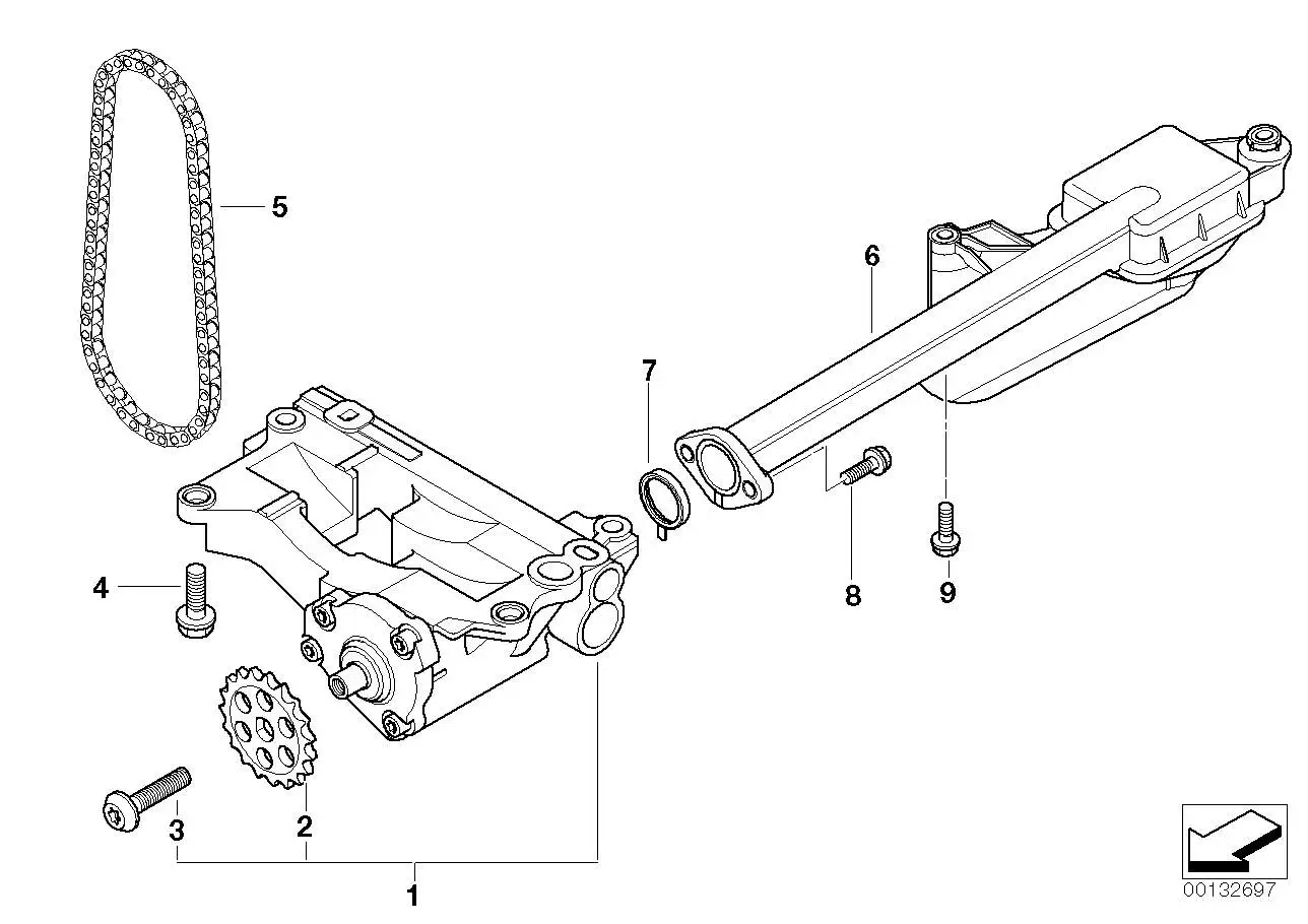 BMW Ölpumpe E38 E39 E46 E53 E60 E61 E65 E83 11417789838 - 3er, 5e