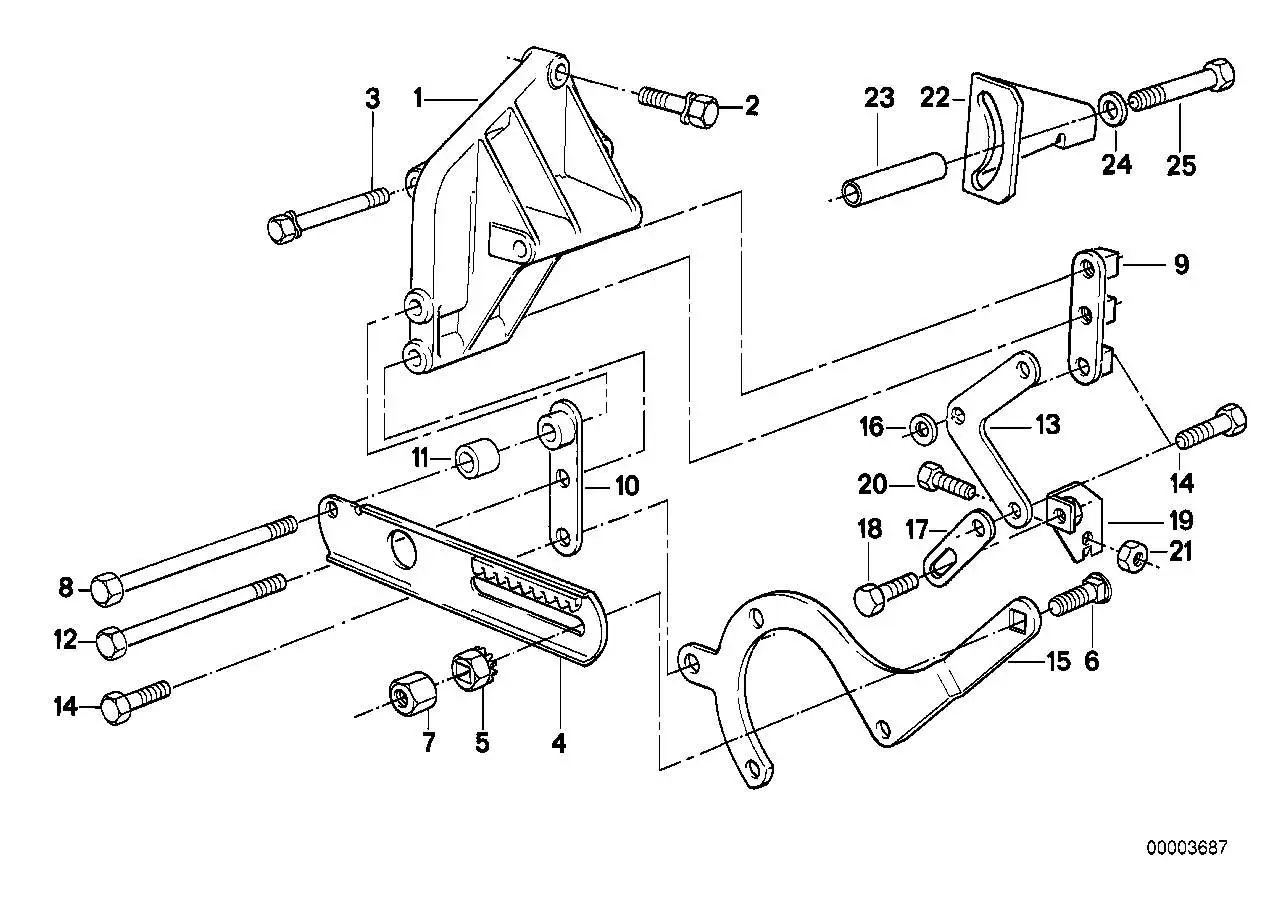 BMW Sechskantschraube E31 E32 E34 E36 E38 E39 E46 07119912604 - B
