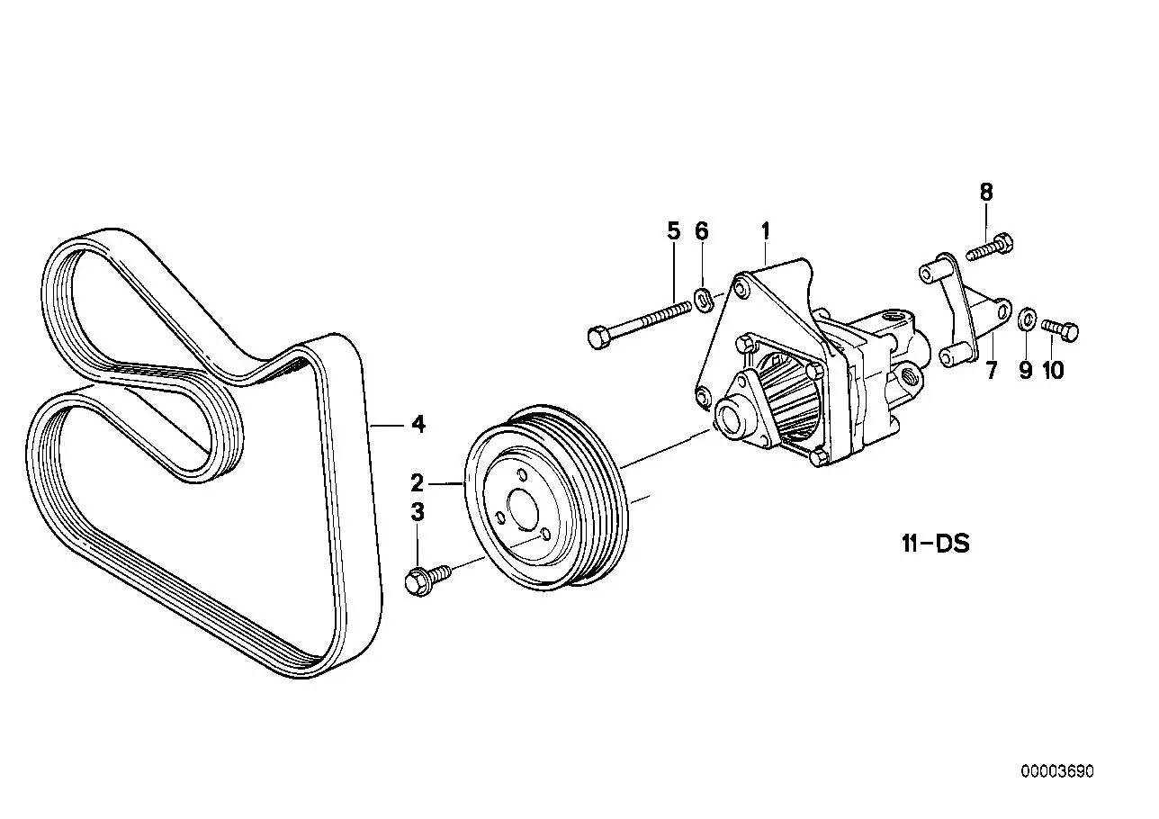 BMW Halteblech E34 E36 32421726312