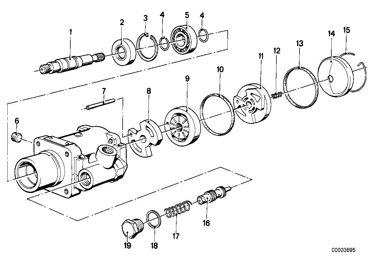 BMW Sicherungsring E12 E21 E23 E24 K16 K21 K22 K23 K25 K25H K26 K27 K28 K29 K32 K33 K40 K41 K43 K44 K48 K50 K51 K52 K53 K54 K61 R21 R21A R22 R28 07119905077