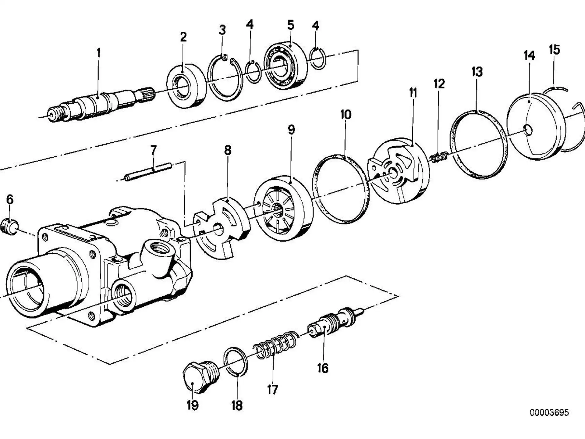 BMW Sicherungsring E12 E21 E23 E24 K16 K21 K22 K23 K25 K25H K26 K27 K28 K29 K32 K33 K40 K41 K43 K44 K48 K50 K51 K52 K53 K54 K61 R21 R21A R22 R28 07119905077