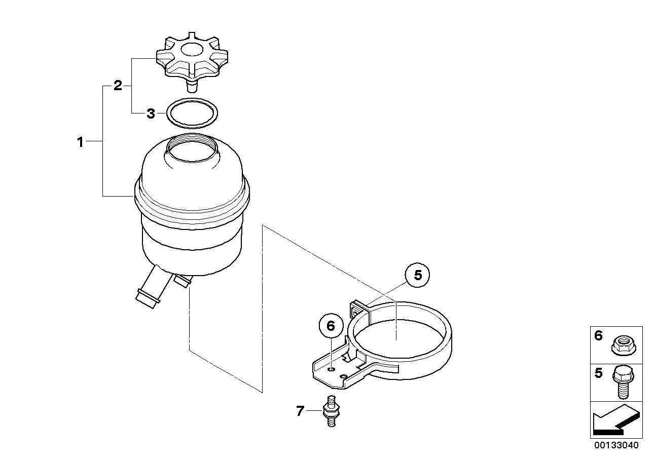 BMW Dichtring 32411128333