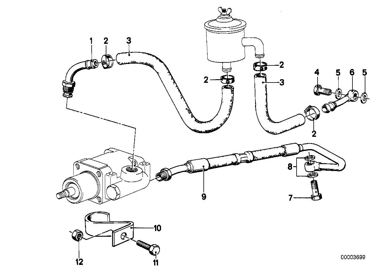 BMW Schelle E12 E21 E24 07119977248 - Bildposition 10