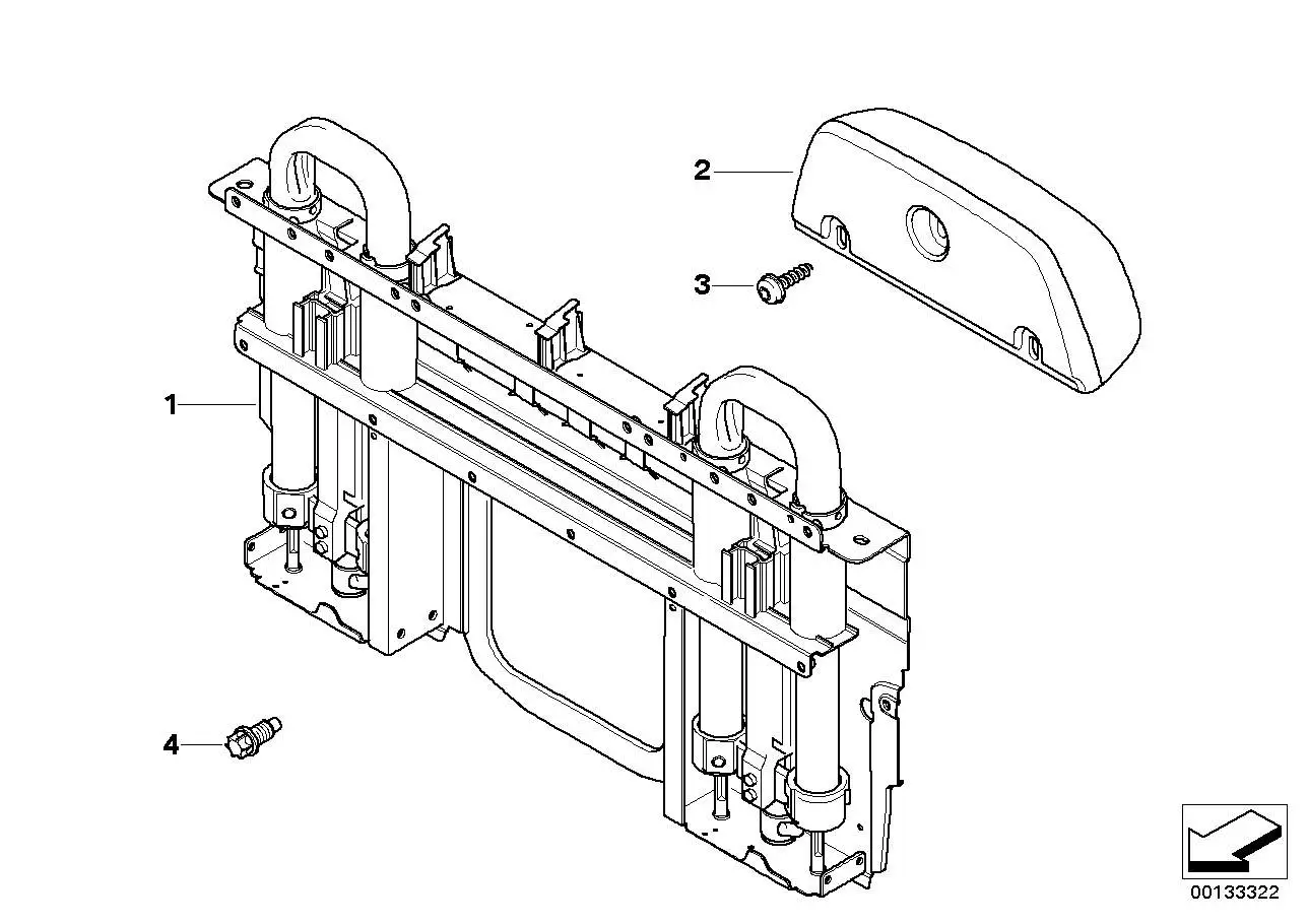 BMW Verkleidung E64 54627111550