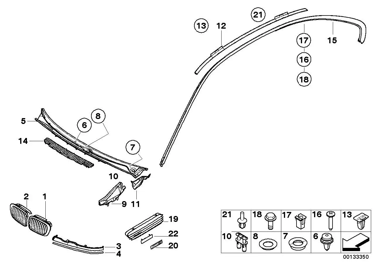 BMW Emblem E46 51137895912