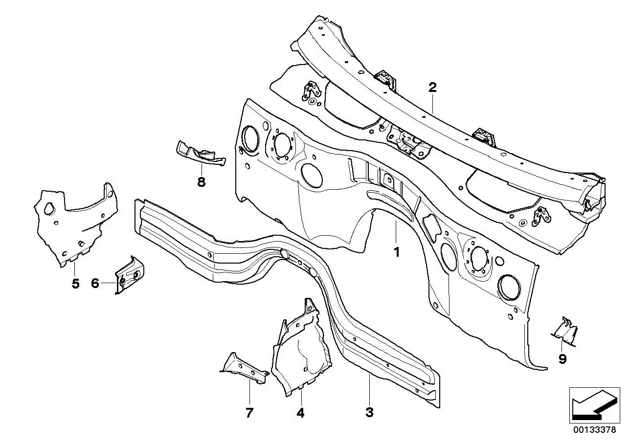 BMW Halter Fahrpedalmodul E81 E82 E84 E87 E88 E90 E91 E92 E93 411