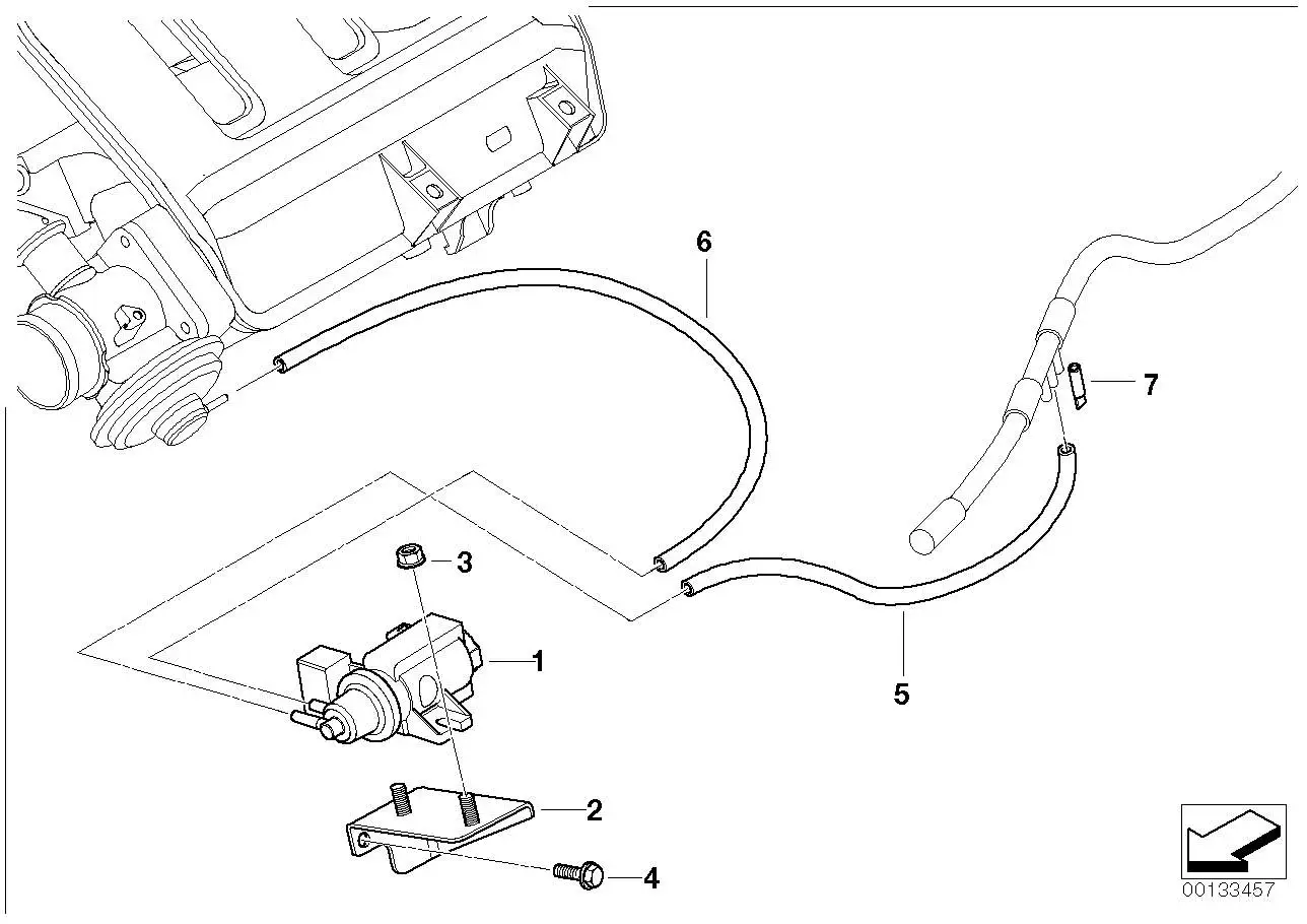 BMW Druckwandler E38 E39 E46 E53 E60 E61 E63 E64 E65 E66 E70 E71