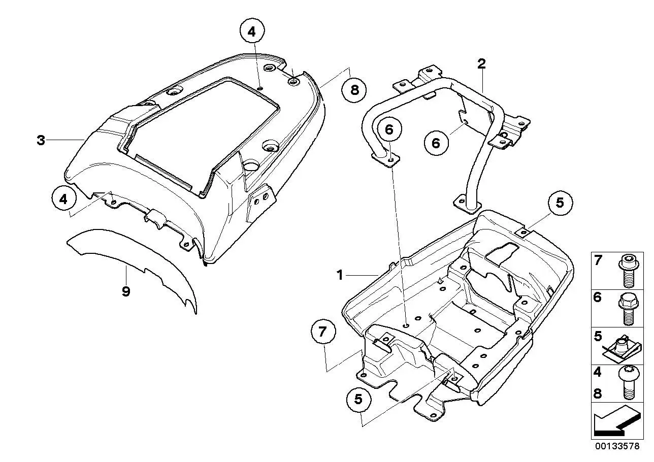 BMW Rohrrahmen R13 46547678905