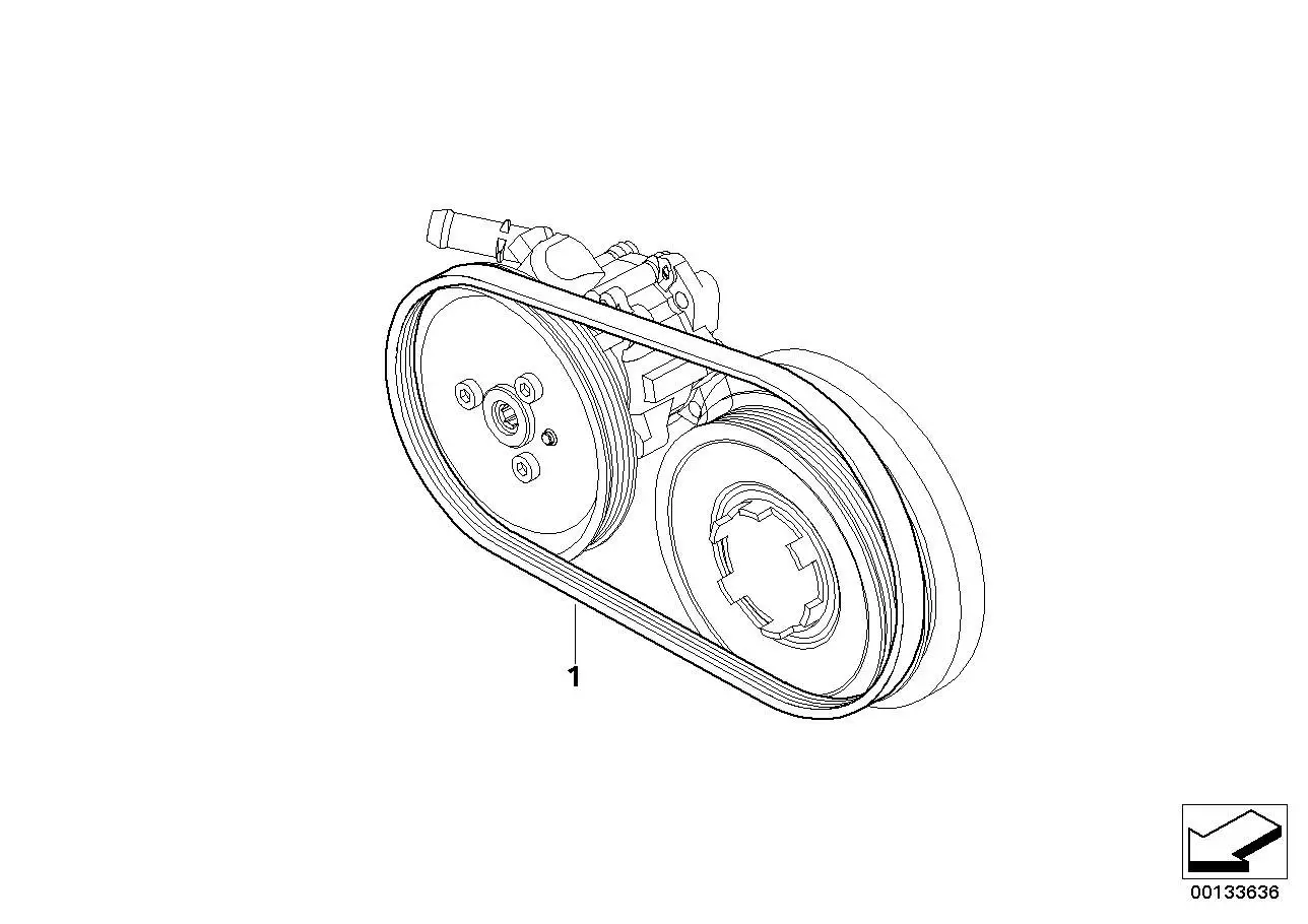 BMW Keilrippenriemen E90 E91 E92 E93 11287794070 - Bildposition 0