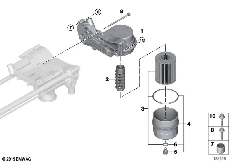 BMW Stützdom E60 E61 E63 E64 E65 E66 E70 11427512146